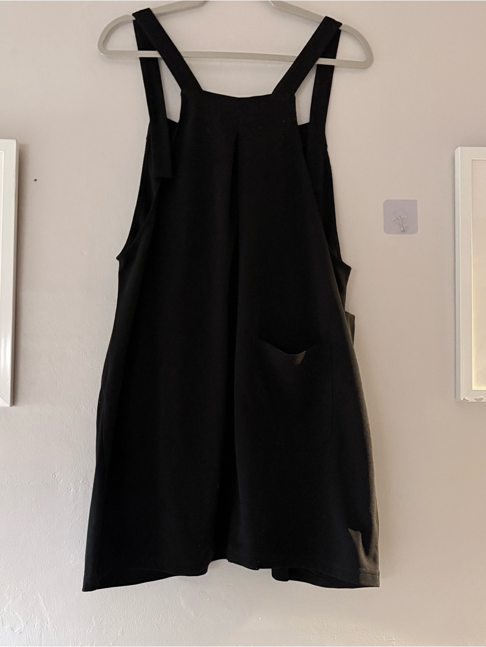 Black Halara Shorts Overalls - Picture 3 of 3